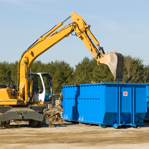 are there any restrictions on where a residential dumpster can be placed in South Glastonbury Montana